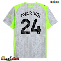 Camisa de Futebol Manchester City Josko Gvardiol #24 Equipamento Alternativo 2025-26 Manga Curta